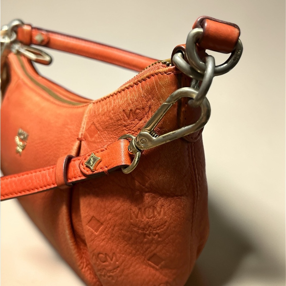 MCM Mini Hobo Leather Shoulder/Crossbody Bag Pre-Loved. Comes With COA - Picture 5 of 13